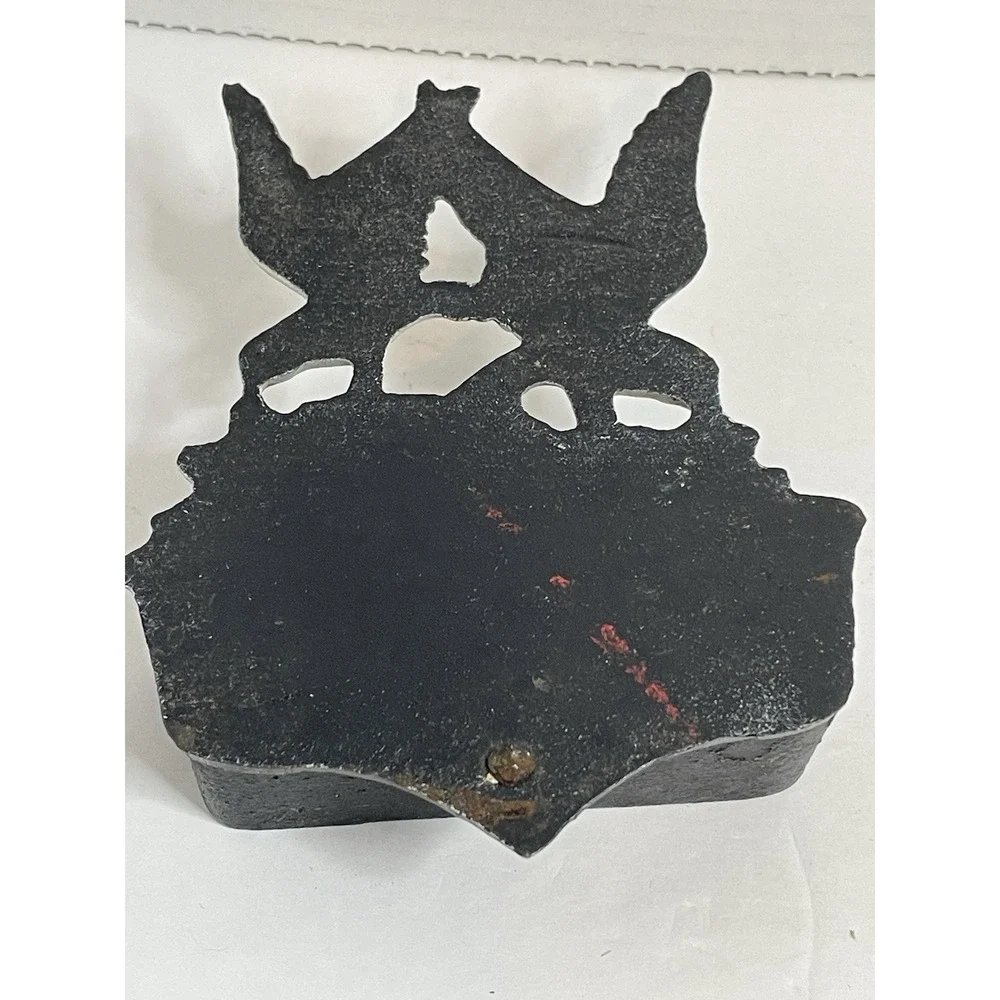 Seagull Match Holder Cast Iron Mid Century 5.5 x 4